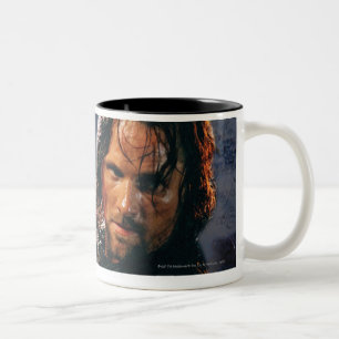 Aragorn With Army Zweifarbige Tasse