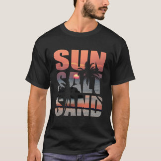 Araha Beach, Okinawa Sunset, T-Shirt de base pour 