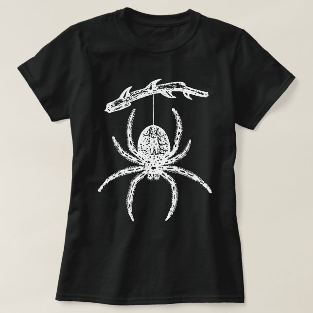 Araignée suspendue de la branche T-shirt (Design devant)