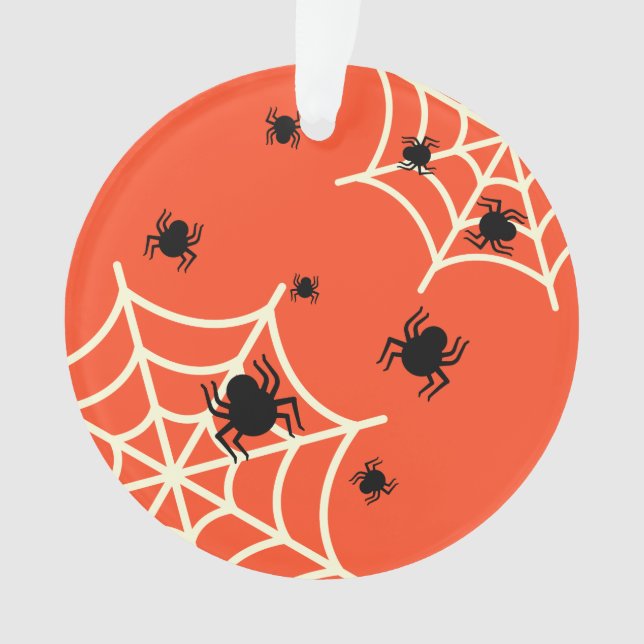 Araignées d'Halloween sur le Web (devant)
