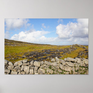 Aran Island - Rocky Landschaft 2 Poster