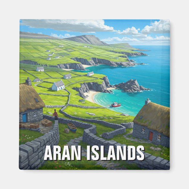 Aran Islands Ireland Travel Magnet (Vorne)