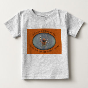 Araneus Orb Weaver Spider Halloween Säugling T - S Baby T-shirt