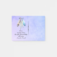 Arapaho Native American Proverb mit Feathers