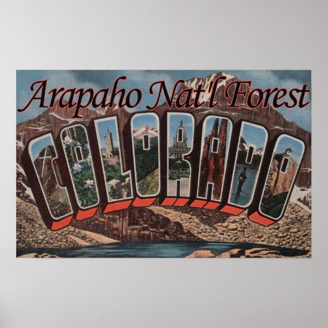 Arapaho Nat'l Forest, Colorado Poster (Vorne)