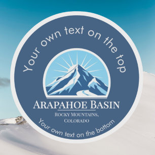 Arapahoe Basin Colorado Ski Medaille Aufkleber
