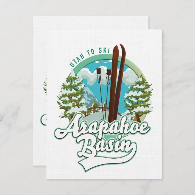 Arapahoe Basin Utah Skilogo (Vorne/Hinten)