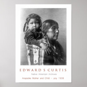 Arapsoke Mutter mit Kind Poster