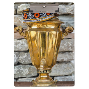 Araqchin und Samovar Klemmbrett