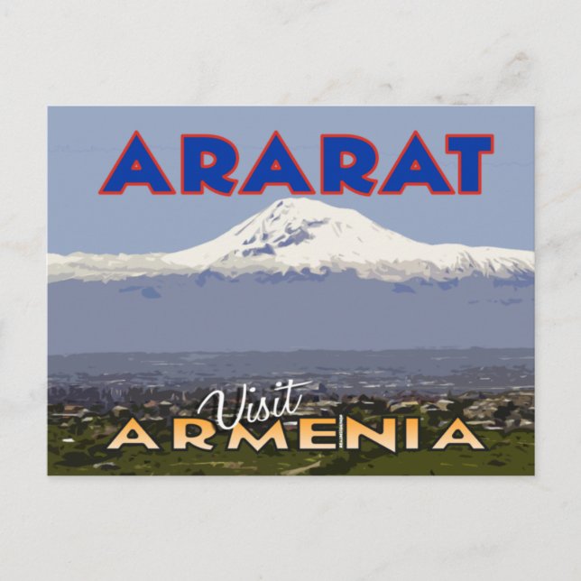 Ararat, Besuch Armenien Postkarte (Vorderseite)