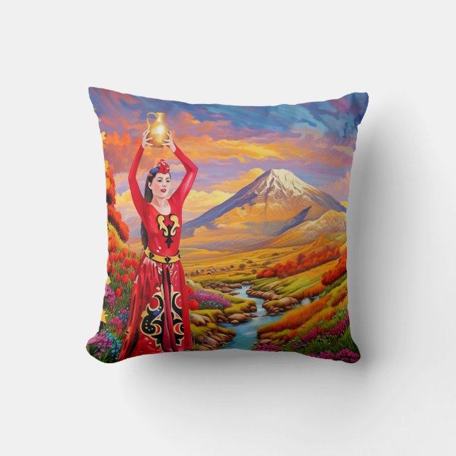 Ararat im Farbwurfkissen Kissen (Vorderseite)