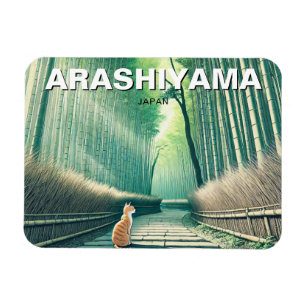 Arashiyama Japan Kyōto Bambuswald Magnet