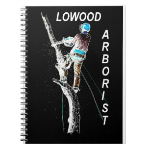 Arb Art Arborist Tree Chirurg Chainsaw Landschaft Notizblock