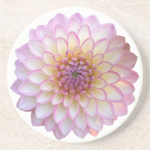 Arbatax Dahlia, Rosa Blume Sandstone Untersetzer