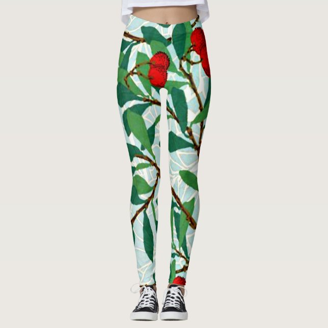 Arbatus by William Morris Leggings (Vorderseite)