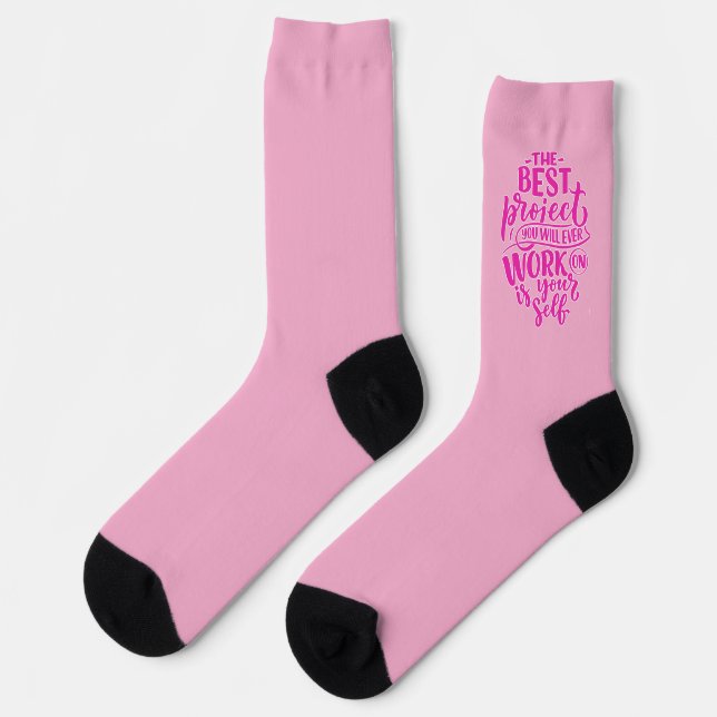 Arbeit an dir selbst Frauenübung  Socken (Linkes Detail)