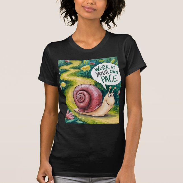 ARBEIT AUF EIGENEM WEG T-Shirt (Vorderseite)