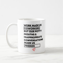 Arbeit, die uns beschäftigt, aber unsere kleinen M Kaffeetasse