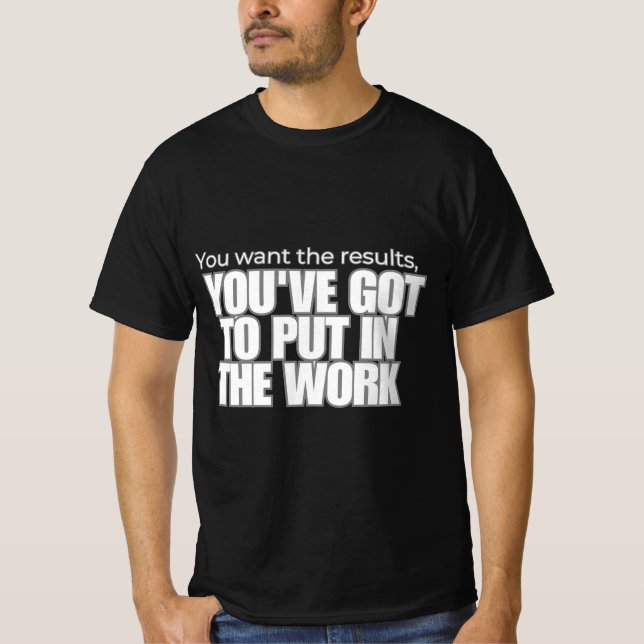 Arbeit einbringen T-Shirt (Vorderseite)