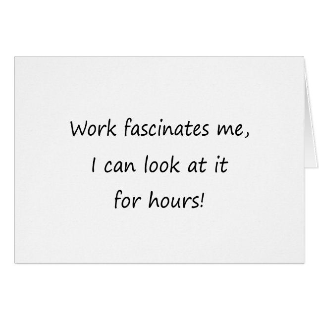 Arbeit fasziniert mich (Vorderseite (Horizontal))