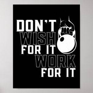 Arbeit für die Schwergewichtstraffung der Gym-Fitn Poster