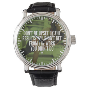 Arbeit hart - Frauen-Fitness-Workout Motivierend Armbanduhr