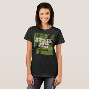 Arbeit hart - Frauen-Fitness-Workout Motivierend T-Shirt