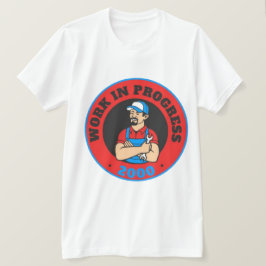 Arbeit im laufenden T - Shirt