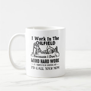 Arbeit in der Ölfeld-Tasse Kaffeetasse