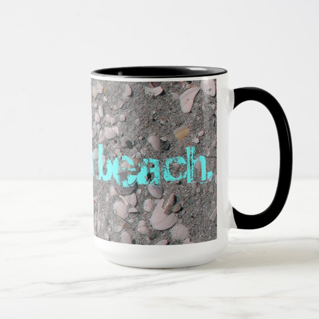 Arbeit ist ein Strand. Tasse (Rechts)