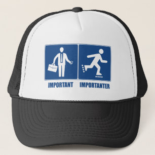 Arbeit ist wichtig, Rollerblading ist wichtig Truckerkappe