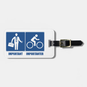 Arbeit ist wichtig und fährt ist Importanter rad Gepäckanhänger