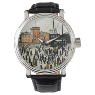 Arbeit L.S Lowry Armbanduhr