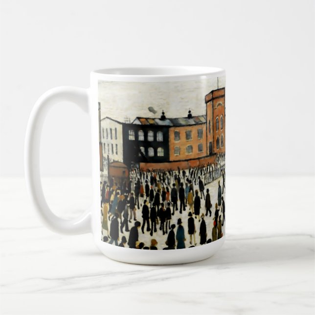 Arbeit L.S Lowry Kaffeetasse (Links)