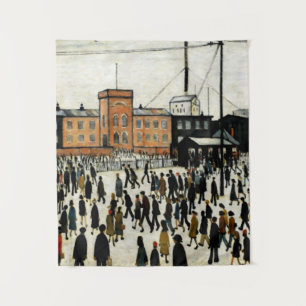 Arbeit L.S Lowry Wandteppich