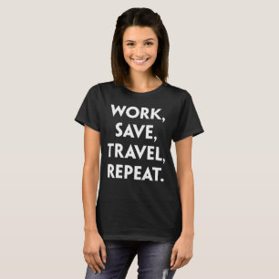Arbeit retten das T-Shirt
