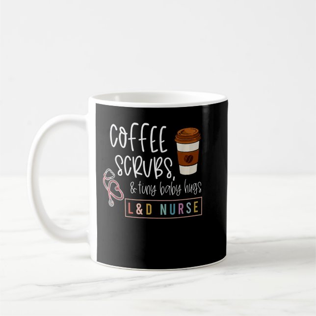 Arbeit und Lieferung Krankenpflege L&D Pflege New  Kaffeetasse (Links)