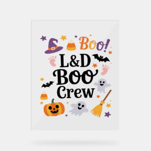 Arbeit und Lieferung Nurse Halloween Pumpkin Ghost Acrylschild