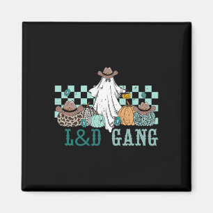 Arbeit und Lieferung Pumpkin Ghost Landd Gang West Magnet