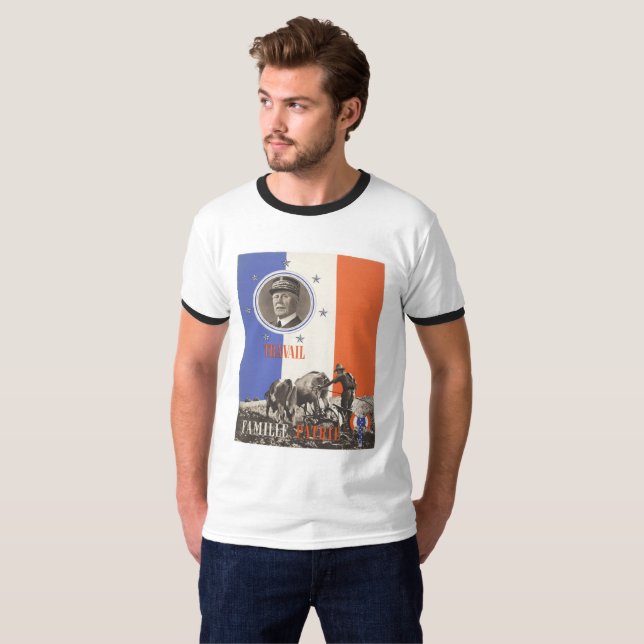 Arbeit Vaterlandfamilie T-Shirt (Vorne ganz)