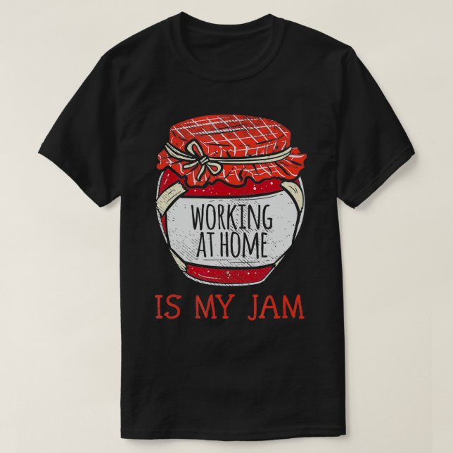 Arbeit von der Zuhause Geschenke Frauen Niedlich a T-Shirt (Design vorne)