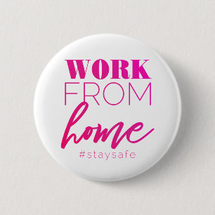 Arbeit von Zuhause Button