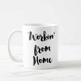 Arbeit von Zuhause-Chef-Dame Coffee Tea Mug Kaffeetasse