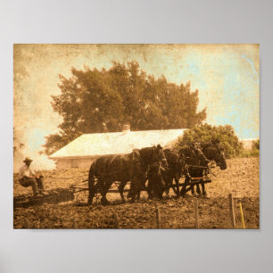 Arbeit vor Ort Poster