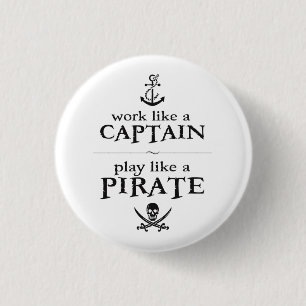 Arbeit wie ein Kapitän, Spiel mögen einen Pirate Button