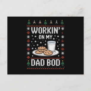 Arbeite an meinem Dad Bod Dad Weihnachten Hässlich