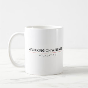 Arbeiten an der Tasse von Wellness-Logos