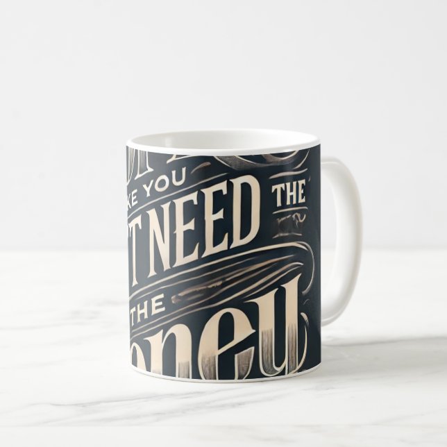 Arbeiten an Ihren Träumen motivierend Kaffeetasse (VorderseiteRechts)