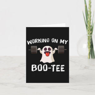 Arbeiten an meinem Boo-T-Shirt Halloween Tote Lift Karte