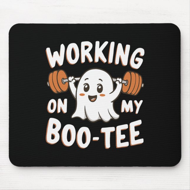 Arbeiten an meinem Boo-T-Shirt Mousepad (Vorne)